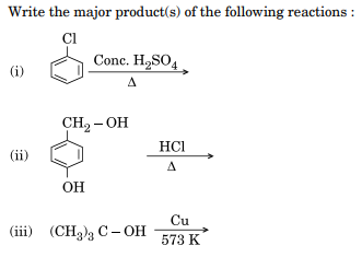 Write the major product(s) of the following reactions